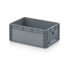 Bacs de rangement au format Euro avec fenêtre en verre acrylique EG SKS 64/27 HG