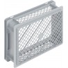 Bac gerbable norme Euro NB 10 V3 18 - 400x300x125 mm - fond et parois ajourés