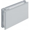 Bac gerbable norme Euro NB 24 V2 18 - 600x400x120 mm - fond plein et parois ajourées