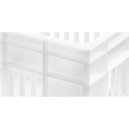 Bac gerbable norme Euro ST1797P - 600x400x300 mm - fond plein et parois ajourées