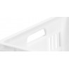 Bac gerbable norme Euro ST1797P - 600x400x300 mm - fond plein et parois ajourées