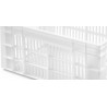 Bac gerbable norme Euro ST1797P - 600x400x300 mm - fond plein et parois ajourées