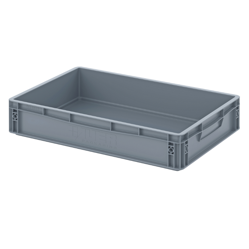 Bac Euro à parois pleines - 24 L - 600×400×120 mm