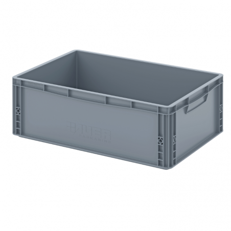 Bac Euro à parois pleines - 45 L - 600×400×220 mm - Réf. EG 64/22 HG