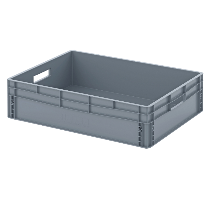 Bac Euro XXL à parois pleines - 90 L - 800×600×220 mm