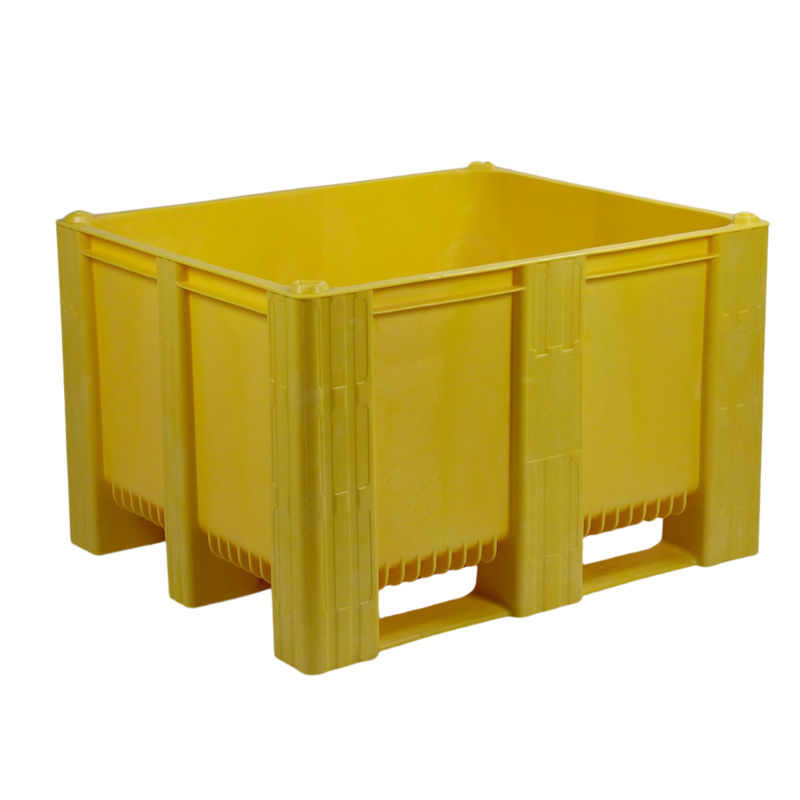 Caisse palette Maxilog 70-630ACE2 - 1200x1000x760 mm - 630 L Jaune
