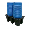 Bac de rétention 2 fûts - 220 L - 1265×700×495 mm - Réf. LB BRCECOP 220