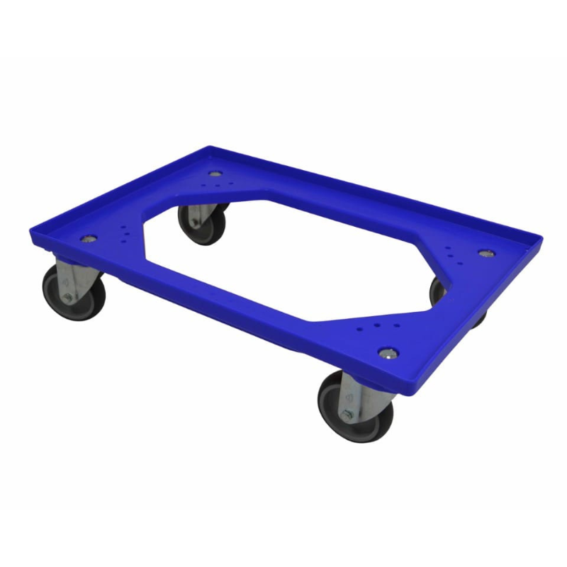 Châssis de transport pour bacs Euronorm 600×400 - 610×410×165 mm