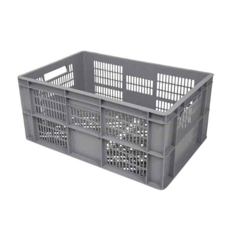 Bac Euronorm à parois et fond ajourés - 52 L - 600×400×270 mm