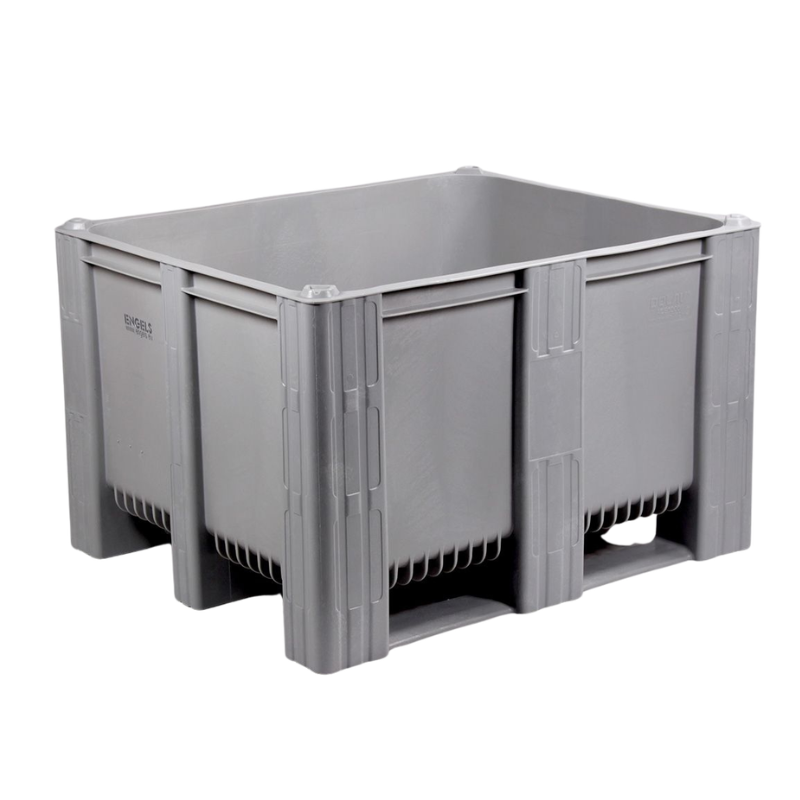 Caisse palette Maxilog 70-630ACE2 - 1200x1000x760 mm - 630 L Gris