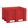Caisse palette Maxilog 630 L Rouge - 1200x1000x760 alimentaire