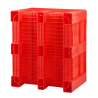 Caisse palette Maxilog 630 L Rouge - 1200x1000x760 alimentaire