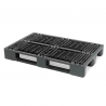 Palette Packpal SF 800 PES ajourée 3 semelles Noir - 1200x800 Gamma Wopla