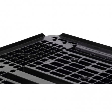 Palette Packpal SF 1000 PES ajourée 3 semelles Noir - 1200x1000 Gamma Wopla
