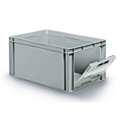 Bac gerbable Allibert 56 litres avec porte petit côté