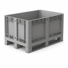 Caisse-palette demi-hauteur 330 L ref. 1090 C - 3 semelles
