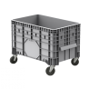 Conteneur compact 285 L ref. 1425 B - 4 roulettes Ø 100-125 mm