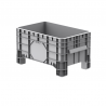 Conteneur compact basse hauteur 220 L ref. 1425 F - 4 pieds