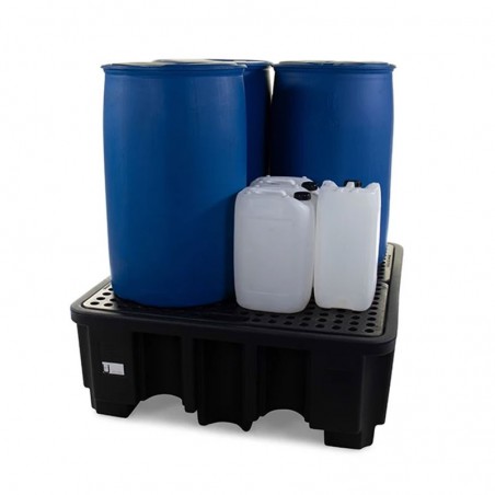 Bacs de rétention en PE 4 fûts 485 litres