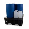 Bacs de rétention en PE 4 fûts 485 litres