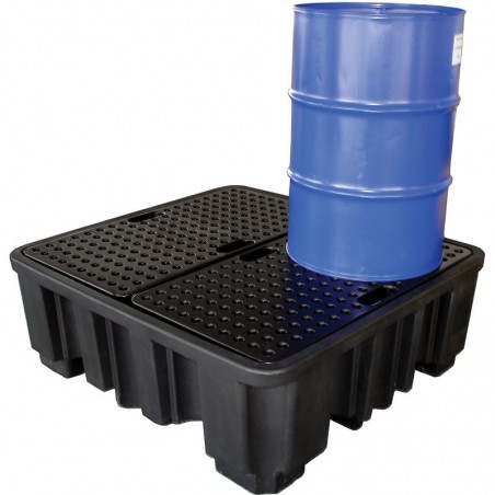 Bacs de rétention en PE 4 fûts 485 litres