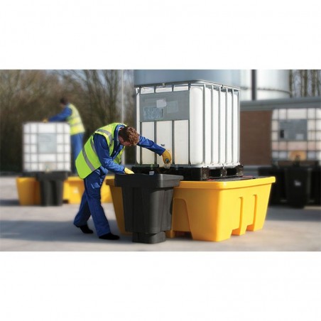 Bac de rétention 1250L pour conteneur GRV