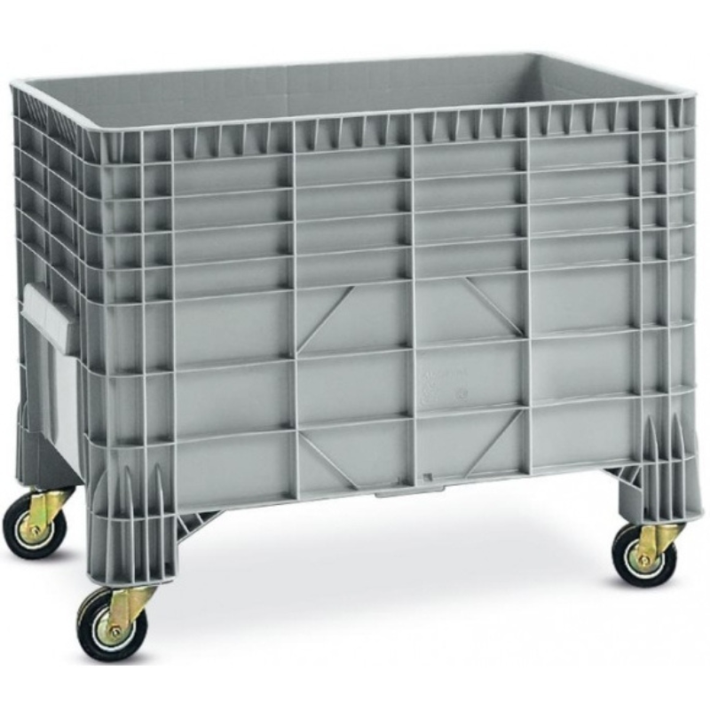Conteneur polyvalent 550 L 1200x795x800 mm - Version 4 roulettes Ø 125 mm
