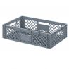 Bac Euro ajouré gerbable 600 x 400 mm en plastique PP – Disponible en 33L, 43L, 64L et 85L