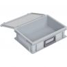 Valise plastique 400x300 mm gerbable avec couvercle – Série PC disponible en 11L, 15,5L et 19,9L