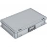 Valises plastiques 600x400 mm avec couvercle – Série grand format 600 x 400 mm disponible en 22,8L, 32,5L, 43,1L et 62,2L