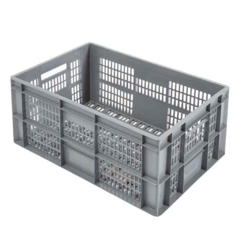 Bac Euronorm à parois et fond ajourés - 60 L - 600×400×320 mm