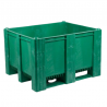 Caisse palette 630 L Vert- 1200x1000x760 alimentaire