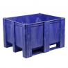 Caisse palette 630 L Bleu - 1200x1000x760 alimentaire