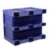 Caisse palette 630 L Bleu - 1200x1000x760 alimentaire