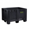 Caisse palette 610 L noir- 1200x1000x780