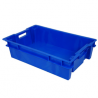 Bac gerbable emboîtable GE6417-4120 bleu – 600 x 400 x 170 mm