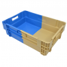 Bac gerbable emboîtable bi-color – 600 × 400 × 183 mm – 34 L