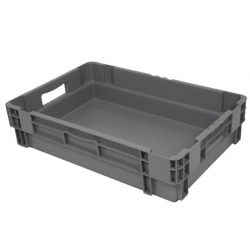 Bac gerbable emboîtable fermé – 600 × 400 × 144 mm – 26 litres