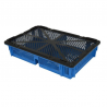 Couvercle plastique E6402-BP pour bac avicole 595 × 393 mm