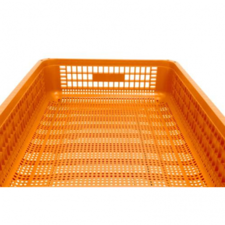 Caisse de transport volailles CP2551160 – bac à poulets ajouré 1160x758x255 mm