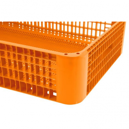 Caisse de transport volailles CP2551160 – bac à poulets ajouré 1160x758x255 mm