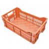Caisse agricole ajourée rouge brun - 500 x 300 x 180 mm – 20,5 L