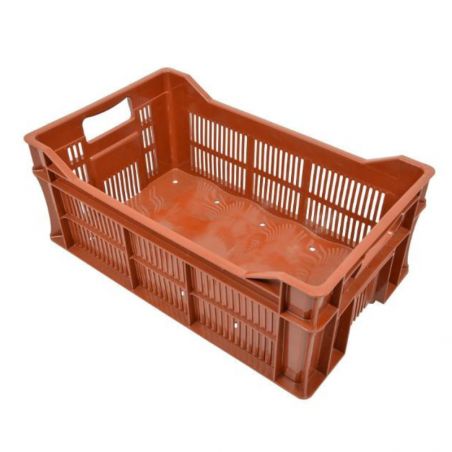 Caisse agricole fond plein ondulé 500 x 300 x 200 mm – 23 litres – avec ou sans poignées