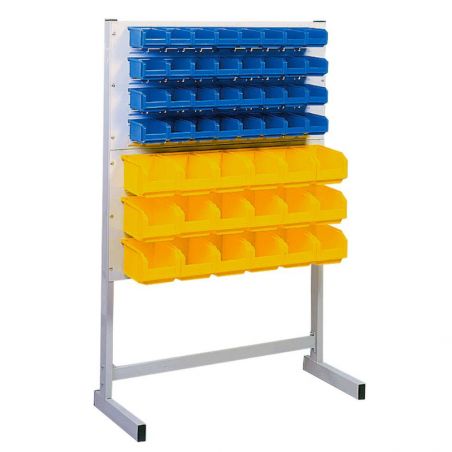 Rack de rangement simple face Série European avec bacs à bec – Plusieurs configurations