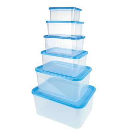 Boîte hermétique alimentaire translucide avec couvercle – de 0,4 à 8 litres