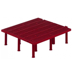 Caillebotis plastique pour elevage gavage allibert