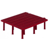 Caillebotis plastique pour elevage gavage allibert  ALLIBERT