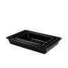 Bac plat alimentaire noir – 3, 5 ou 8 litres