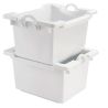 Bac comporte grand volume empilable et emboîtable – 60 ou 100 litres