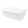 Couvercle pour bac grand volume semi-cylindrique